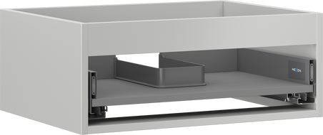 Mexen Box-A 60 cm-es mosdó alatti szekrénytest, 1 fiók, szürke matt - 91AX0-0600-235-1-62