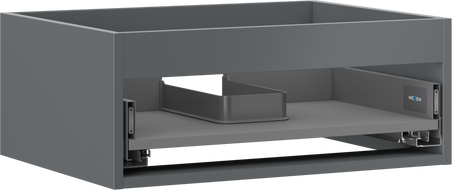 Mexen Box-A corp dulap sub chiuvetă 60 cm, 1 sertar, grafit mat - 91AX0-0600-235-1-66