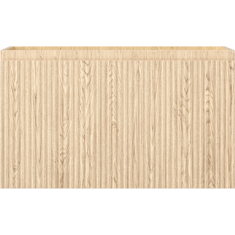 Mexen Rivel dulap de baie sub chiuvetă 80 cm, 1 sertar, canelat, stejar - 91A20-08047-1-BF81