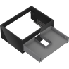 Mexen Box-A corp dulap baie 60 cm, 1 sertar, negru lucios - 91AX0-0600-235-1-70