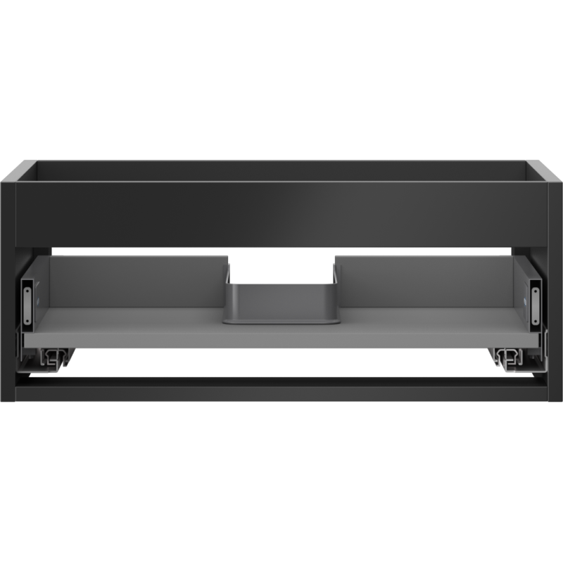 Mexen Box-A 60 cm-es mosdó alatti szekrény test, 1 fiók, fekete matt - 91AX0-0600-235-1-71