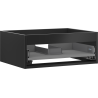 Mexen Box-A corp dulap sub lavoar 60 cm, 1 sertar, negru mat - 91AX0-0600-235-1-71