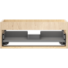 Mexen Box-A mosdószekrény korpus 60 cm, 1 fiók, tölgy - 91AX0-0600-235-1-81