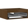 Mexen Box-A corp dulap pentru lavoar 60 cm, 1 sertar, nuc - 91AX0-0600-235-1-86