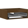 Mexen Box-A fürdőszobaszekrény korpusza 60 cm, 1 fiók, dió - 91AX0-0600-235-1-86