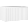 Mexen Rivel dulap baie sub lavoar 90 cm, 1 sertar, canelat, alb mat - 91A20-09047-1-BF01