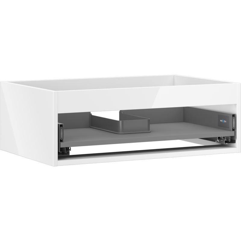 Mexen Box-A mosdószekrény korpus 70 cm, 1 fiókos, fényes fehér - 91AX0-0700-235-1-00