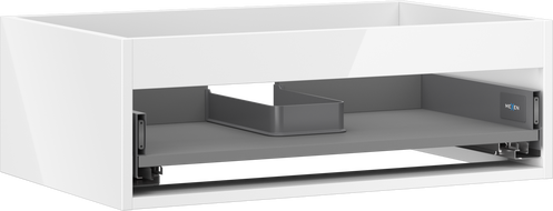 Mexen Box-A mosdószekrény korpus 70 cm, 1 fiókos, fényes fehér - 91AX0-0700-235-1-00