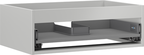 Mexen Box-A corp dulap sub lavoar 70 cm, 1 sertar, gri mat - 91AX0-0700-235-1-62