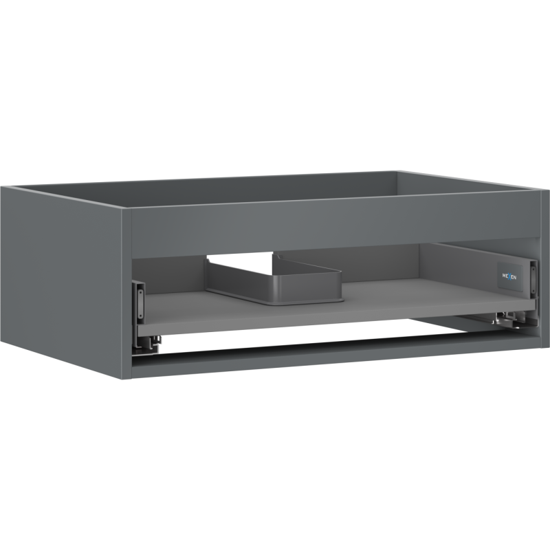 Mexen Box-A mosdószekrény korpus 70 cm, 1 fiók, grafit matt - 91AX0-0700-235-1-66