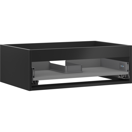 Mexen Box-A corp dulap sub chiuvetă 70 cm, 1 sertar, negru mat - 91AX0-0700-235-1-71