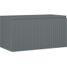 Mexen Rivel dulap de baie pentru lavoar 90 cm, 1 sertar, canelat, gri mat - 91A20-09047-1-BF66