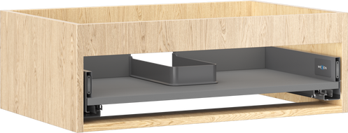 Corp dulap lavoar Mexen Box-A 70 cm, 1 sertar, stejar - 91AX0-0700-235-1-81