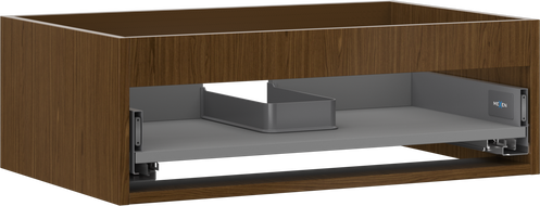 Mexen Box-A mosdó alatti szekrény korpus, 70 cm, 1 fiók, dió - 91AX0-0700-235-1-86