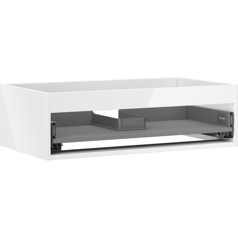 Mexen Box-A mosdó alatti szekrénytest 80 cm, 1 fiók, fényes fehér - 91AX0-0800-235-1-00
