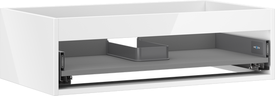 Mexen Box-A mosdó alatti szekrénytest 80 cm, 1 fiók, fényes fehér - 91AX0-0800-235-1-00