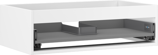 Mexen Box-A corp de dulap sub chiuvetă 80 cm, 1 sertar, alb mat - 91AX0-0800-235-1-01