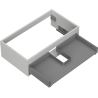Mexen Box-A corp dulap pentru lavoar 80 cm, 1 sertar, gri mat - 91AX0-0800-235-1-62