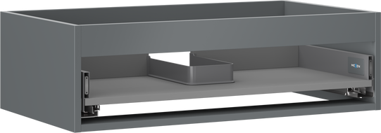 Mexen Box-A mosdószekrény korpus 80 cm, 1 fiók, matt grafit - 91AX0-0800-235-1-66