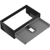 Mexen Box-A corp dulap sub chiuvetă 80 cm, 1 sertar, negru lucios - 91AX0-0800-235-1-70