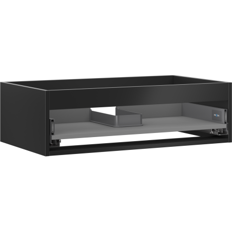 Mexen Box-A corp dulap sub chiuvetă 80 cm, 1 sertar, negru mat - 91AX0-0800-235-1-71