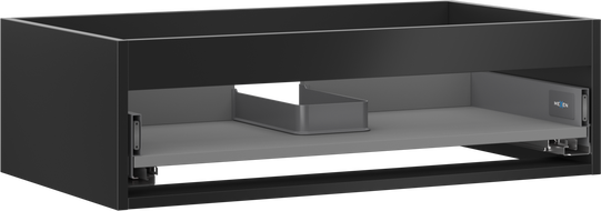 Mexen Box-A corp dulap sub chiuvetă 80 cm, 1 sertar, negru mat - 91AX0-0800-235-1-71