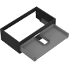 Mexen Box-A corp dulap pentru lavoar 80 cm, 1 sertar, negru mat - 91AX0-0800-235-1-71