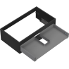 Mexen Box-A corp dulap sub chiuvetă 80 cm, 1 sertar, negru mat - 91AX0-0800-235-1-71