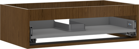 Mexen Box-A corp dulap sub chiuvetă 80 cm, 1 sertar, nuc - 91AX0-0800-235-1-86