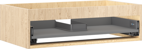 Mexen Box-A corp dulap sub chiuvetă 80 cm, 1 sertar, stejar - 91AX0-0800-235-1-81
