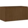 Mexen Rivel dulap baie sub chiuvetă 90 cm, 1 sertar, riflat, nuc - 91A20-09047-1-BF86