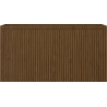 Mexen Rivel dulap baie sub chiuvetă 90 cm, 1 sertar, riflat, nuc - 91A20-09047-1-BF86