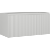 Mexen Rivel dulap baie sub chiuvetă 100 cm, 1 sertar, cu caneluri, gri mat - 91A20-10047-1-BF62