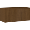 Mexen Rivel dulap baie sub chiuvetă 100 cm, 1 sertar, canelat, nuc - 91A20-10047-1-BF86