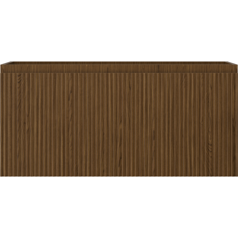 Mexen Rivel dulap pentru baie sub chiuvetă 100 cm, 1 sertar, cu caneluri, nuc - 91A20-10047-1-BF86