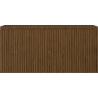 Mexen Rivel dulap baie sub chiuvetă 100 cm, 1 sertar, canelat, nuc - 91A20-10047-1-BF86