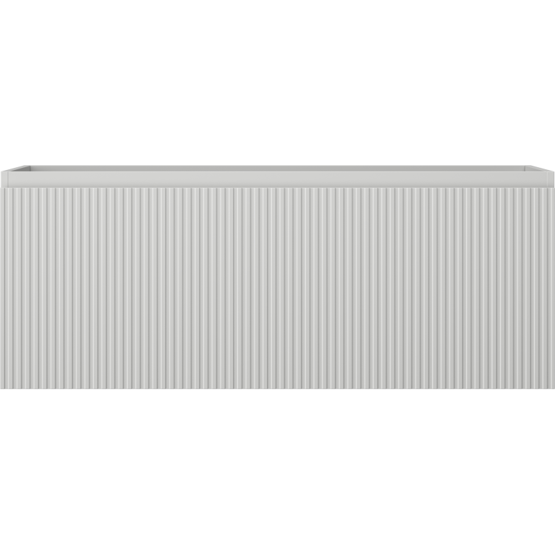 Mexen Rivel dulap baie sub lavoar 120 cm, 1 sertar, canelat, gri mat - 91A20-12047-1-BF62