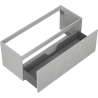 Mexen Rivel dulap baie sub chiuvetă 120 cm, 1 sertar, canelat, gri mat - 91A20-12047-1-BF62