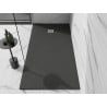 Mexen Stone+ kompozit zuhanytálca téglalap alakú 160 x 90 cm, antracit - 44719016