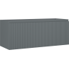 Mexen Rivel dulap baie sub chiuvetă 120 cm, 1 sertar, structurat, grafit mat - 91A20-12047-1-BF66
