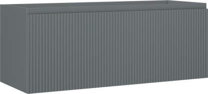 Mexen Rivel fürdőszobai mosdó alatti szekrény 120 cm, 1 fiók, dombornyomott, grafit matt - 91A20-12047-1-BF66