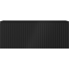 Dulap baie Mexen Rivel sub lavoar 120 cm, 1 sertar, caneluri, negru mat - 91A20-12047-1-BF71