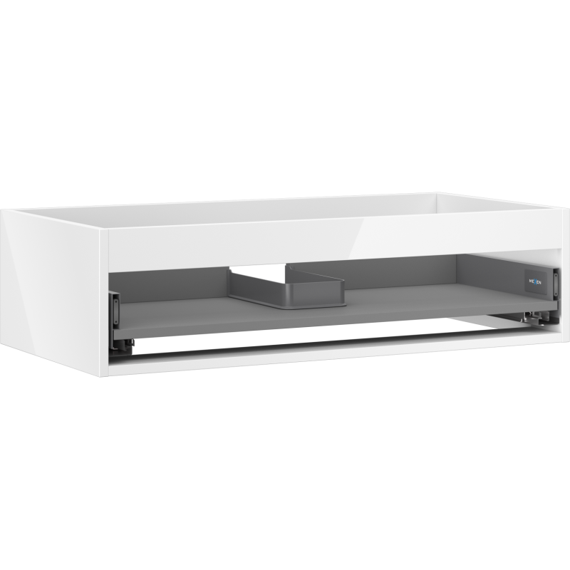 Mexen Box-A corp dulap sub lavoar 90 cm, 1 sertar, alb lucios - 91AX0-0900-235-1-00