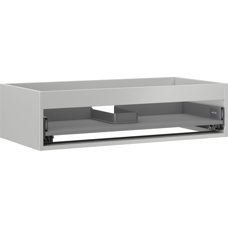 Mexen Box-A mosdószekrény korpus 90 cm, 1 fiók, szürke matt - 91AX0-0900-235-1-62