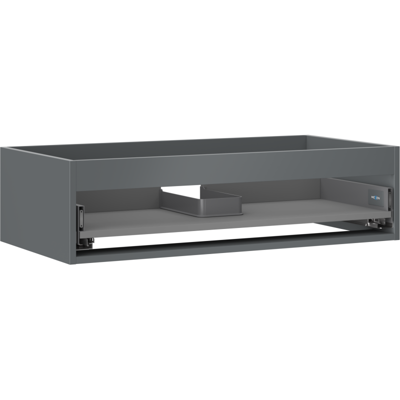 Mexen Box-A carcasă de dulap sub chiuvetă 90 cm, 1 sertar, grafit mat - 91AX0-0900-235-1-66