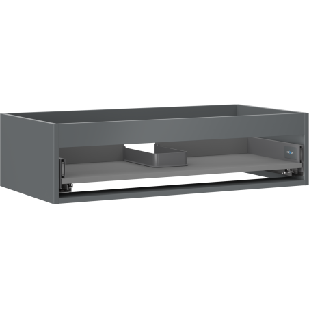 Corpul dulapului sub chiuvetă Mexen Box-A 90 cm, 1 sertar, grafit mat - 91AX0-0900-235-1-66