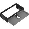 Mexen Box-A corp dulap pentru lavoar 90 cm, 1 sertar, negru lucios - 91AX0-0900-235-1-70