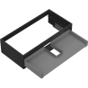 Mexen Box-A corp dulap lavoar 90 cm, 1 sertar, negru mat - 91AX0-0900-235-1-71