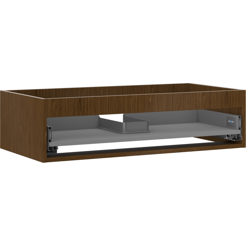 Mexen Box-A corp dulap pentru lavoar 90 cm, 1 sertar, nuc - 91AX0-0900-235-1-86