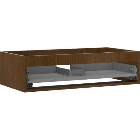 Cadru dulap Mexen Box-A sub chiuvetă 90 cm, 1 sertar, nuc - 91AX0-0900-235-1-86